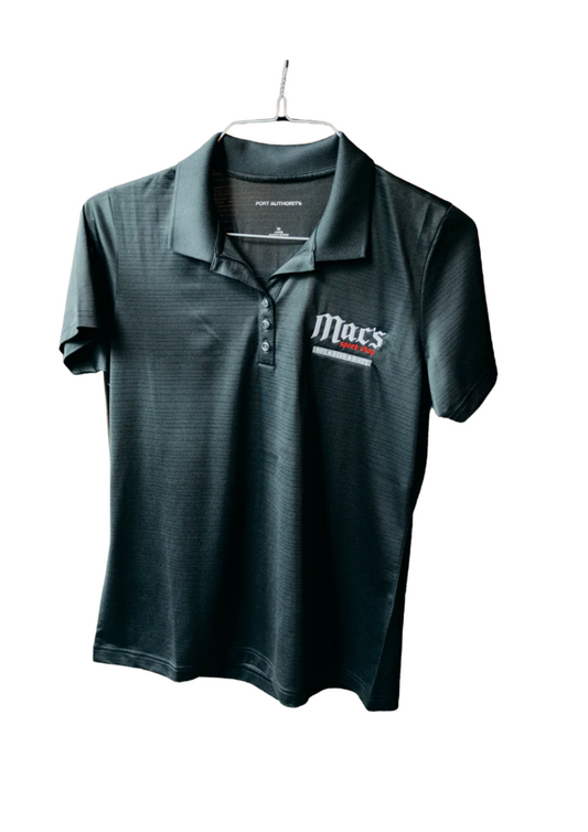 Women's Black Polo