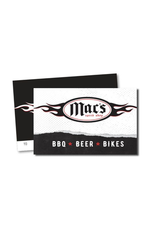 Mac's Gift Card - Physical