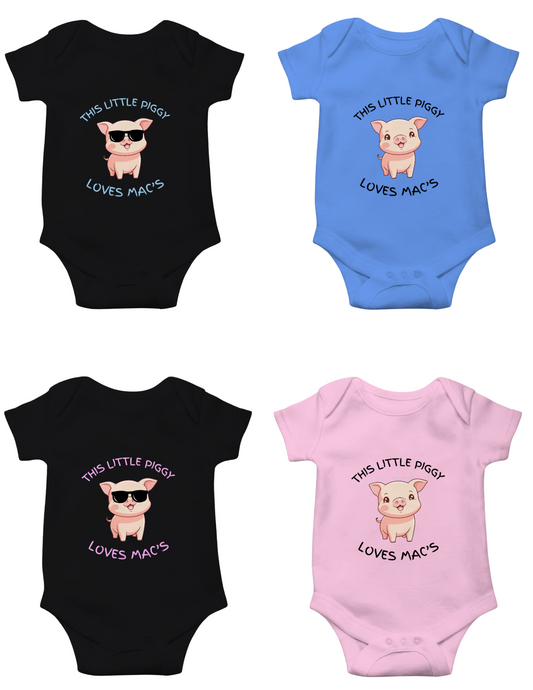 Little Piggy Baby Onesie